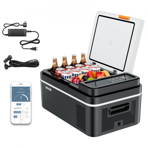 Autojääkaappi North Craft kompressorilla, DC 12/24V AC100-240V, 20L, Harmaa