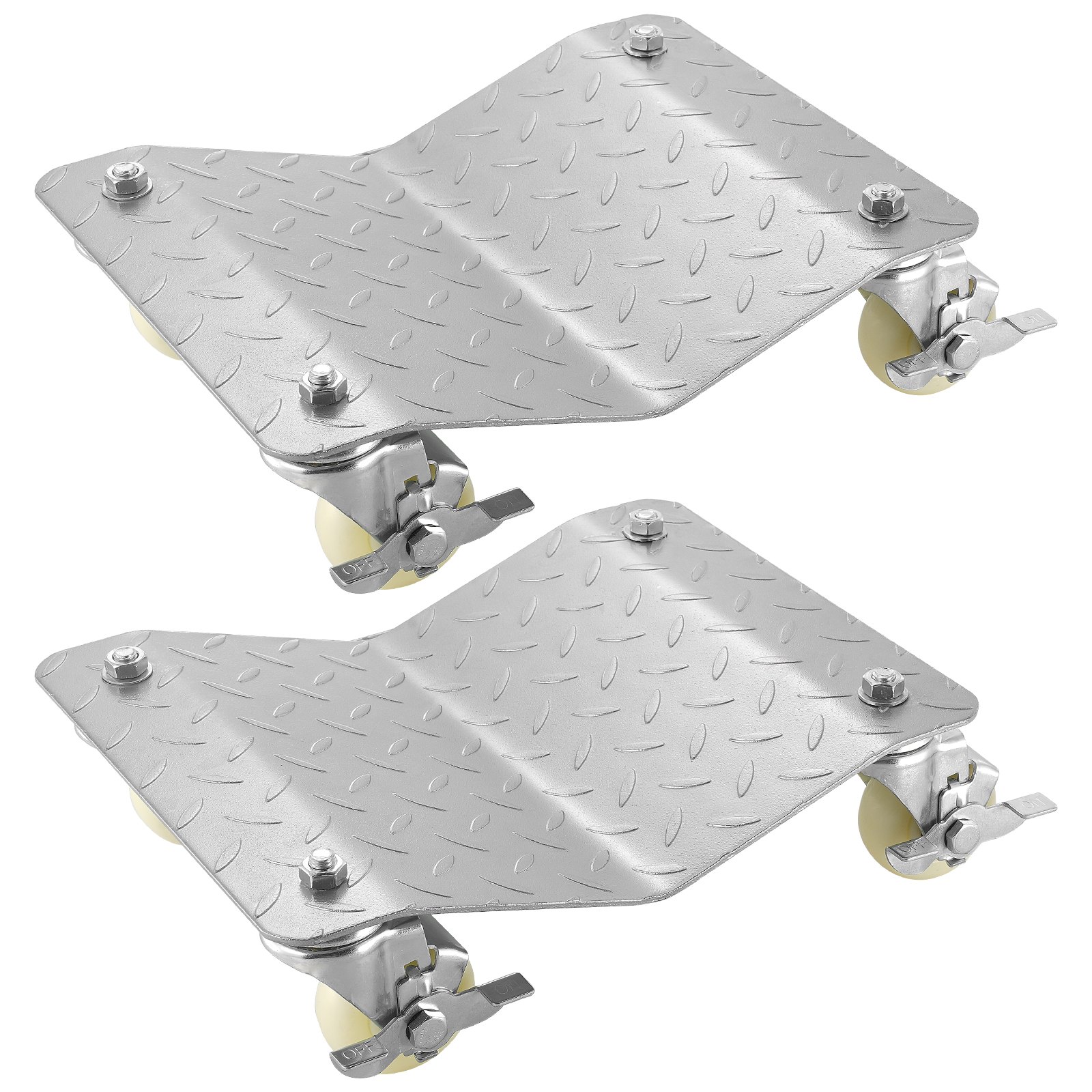 Auton siirtoalusta 2kpl North Craft, 500kg per kappale, 41x35cm, Hopea