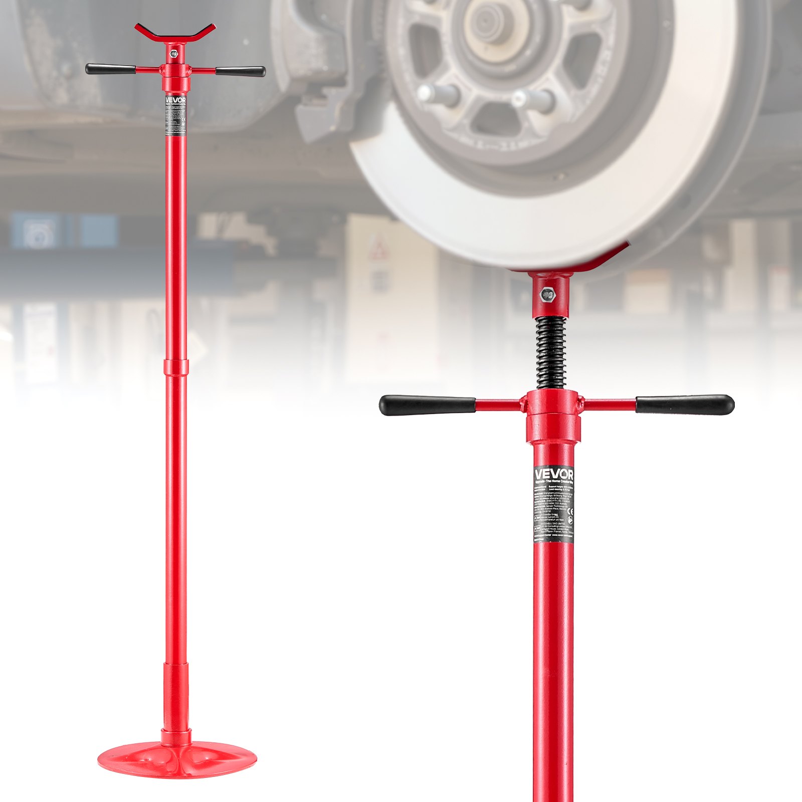 Autonostimen tukipukki North Craft XTH-004, 1372-2130 mm, 0.75 T, musta