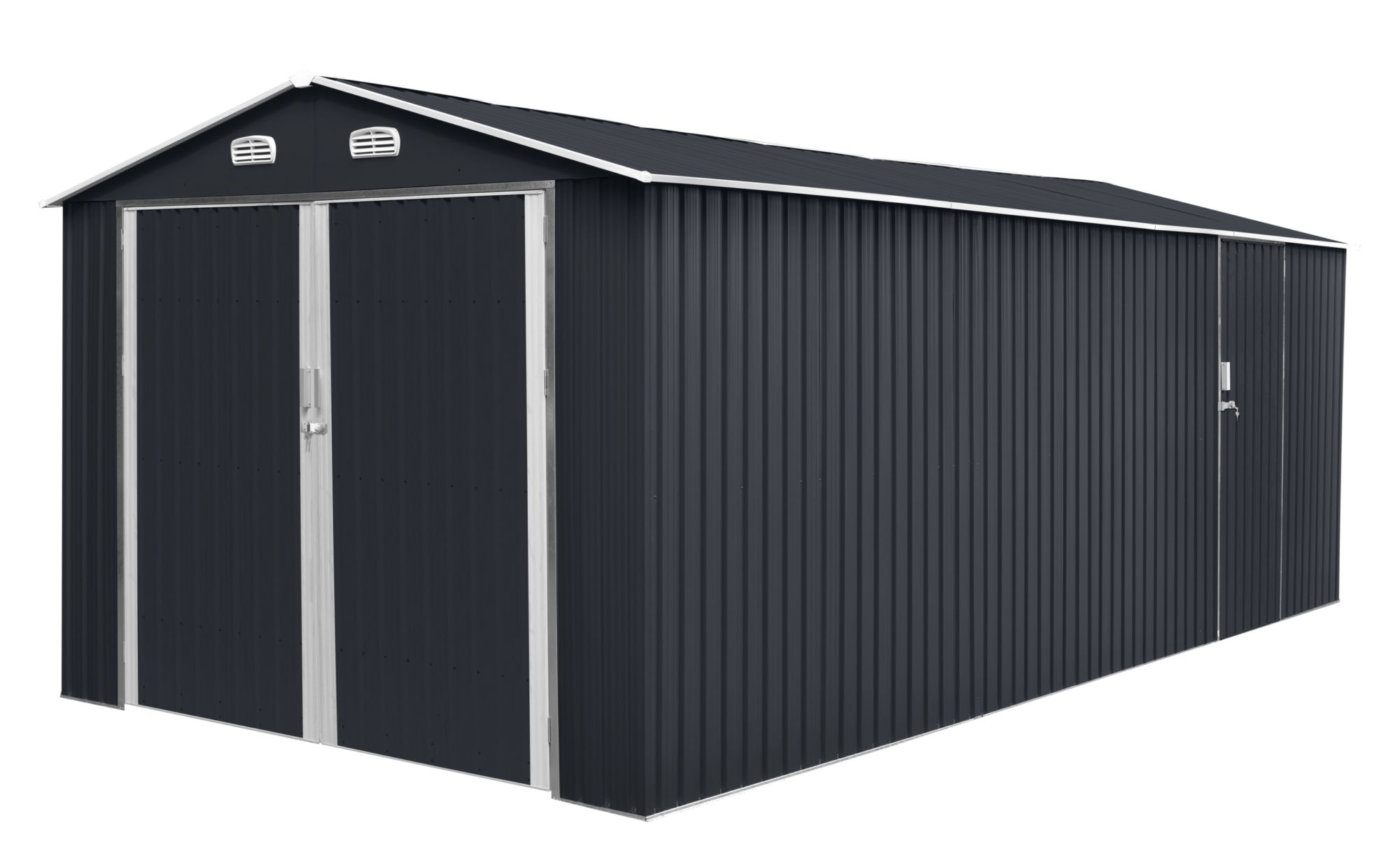 Autotalli/varasto AitaX, 17 m², 289x590cm, harmaa