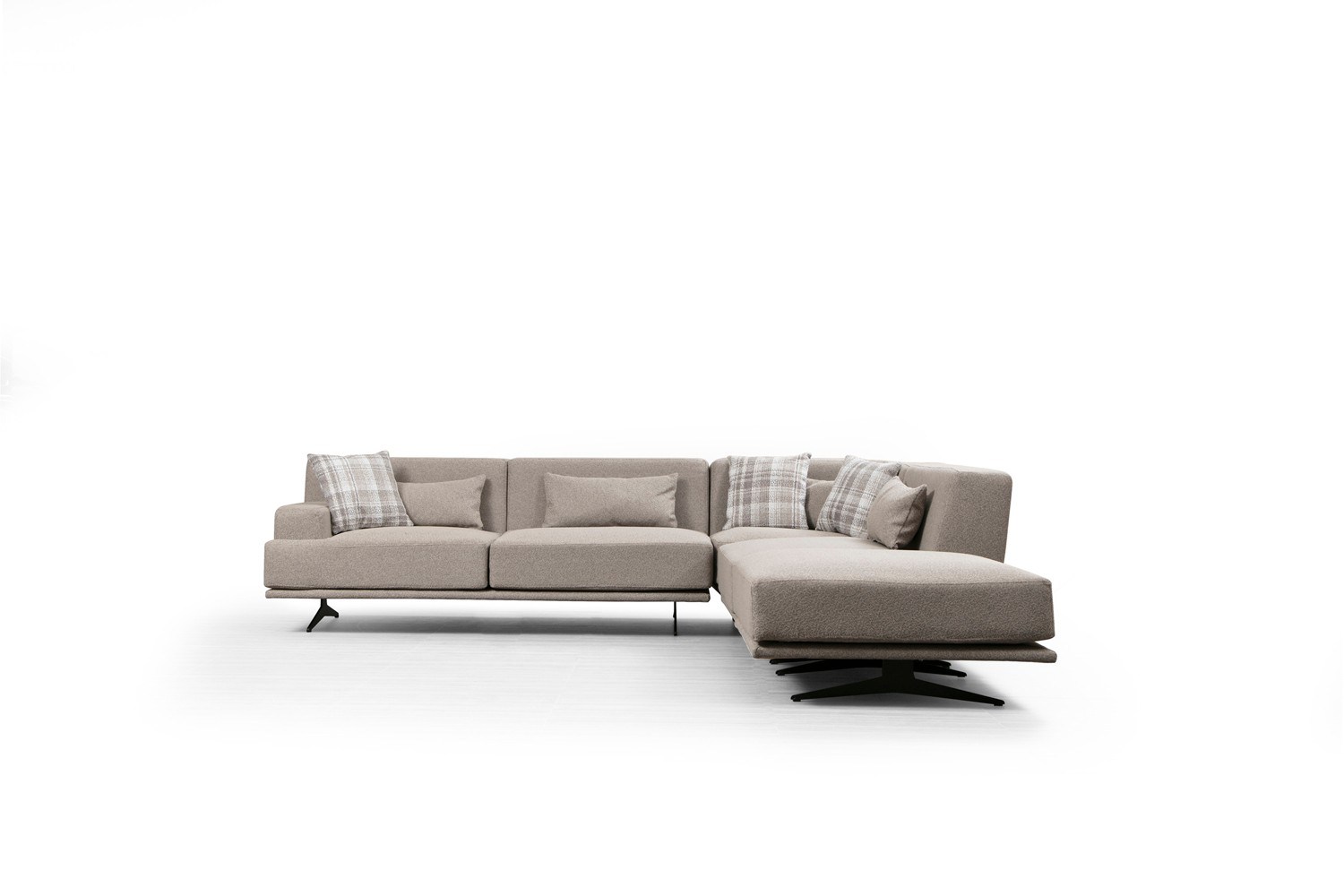 Avokulmasohva Valento Furniture Bentley, oikea, beige