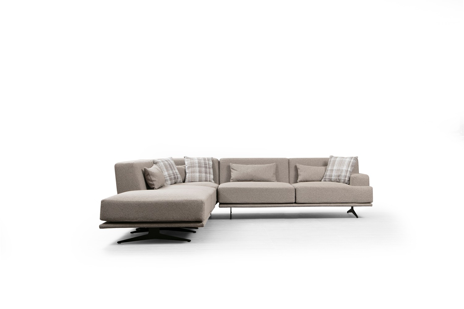 Avokulmasohva Valento Furniture Bentley, vasen, beige