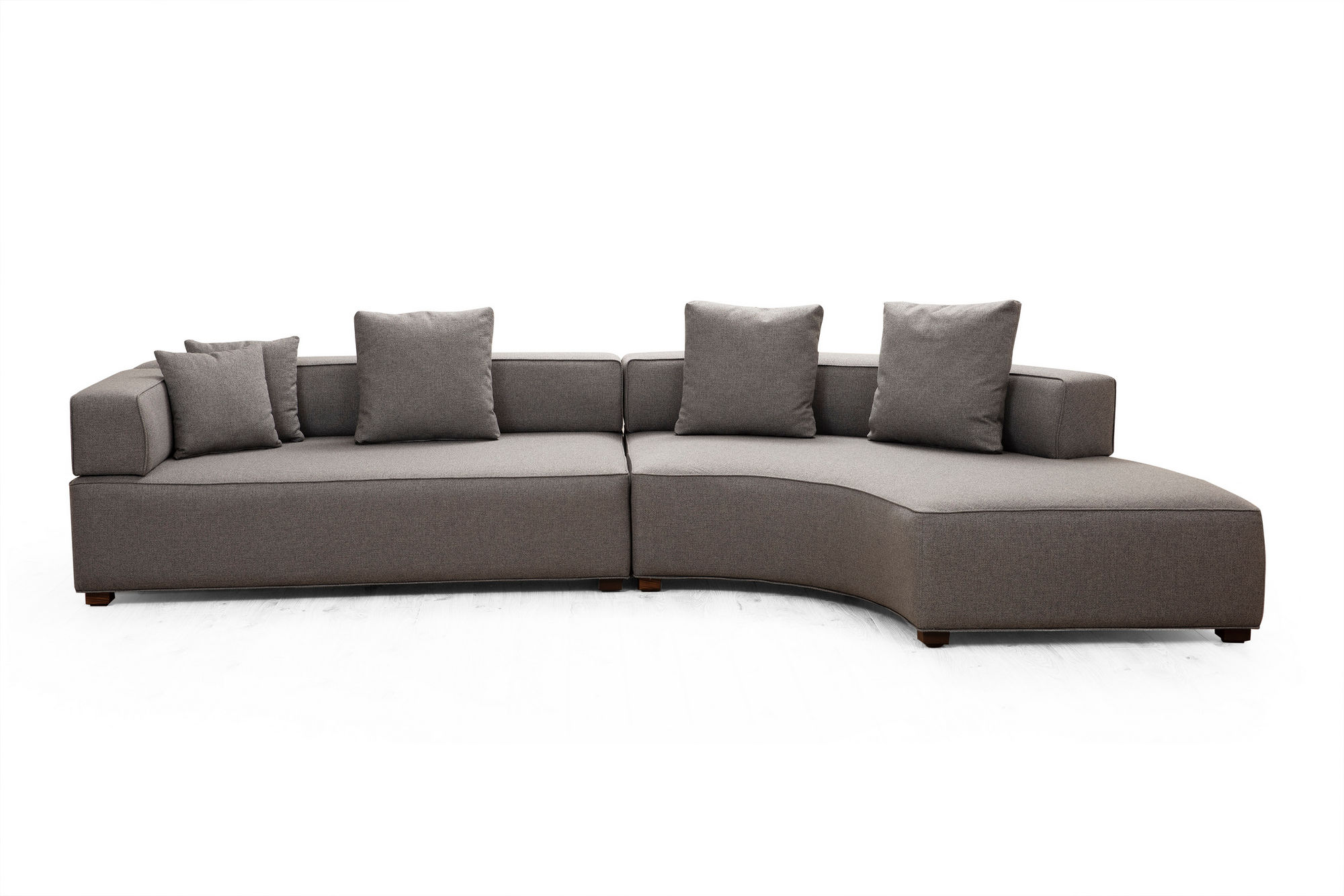 Avokulmasohva Valento Furniture Gondol 1, oikea, harmaa