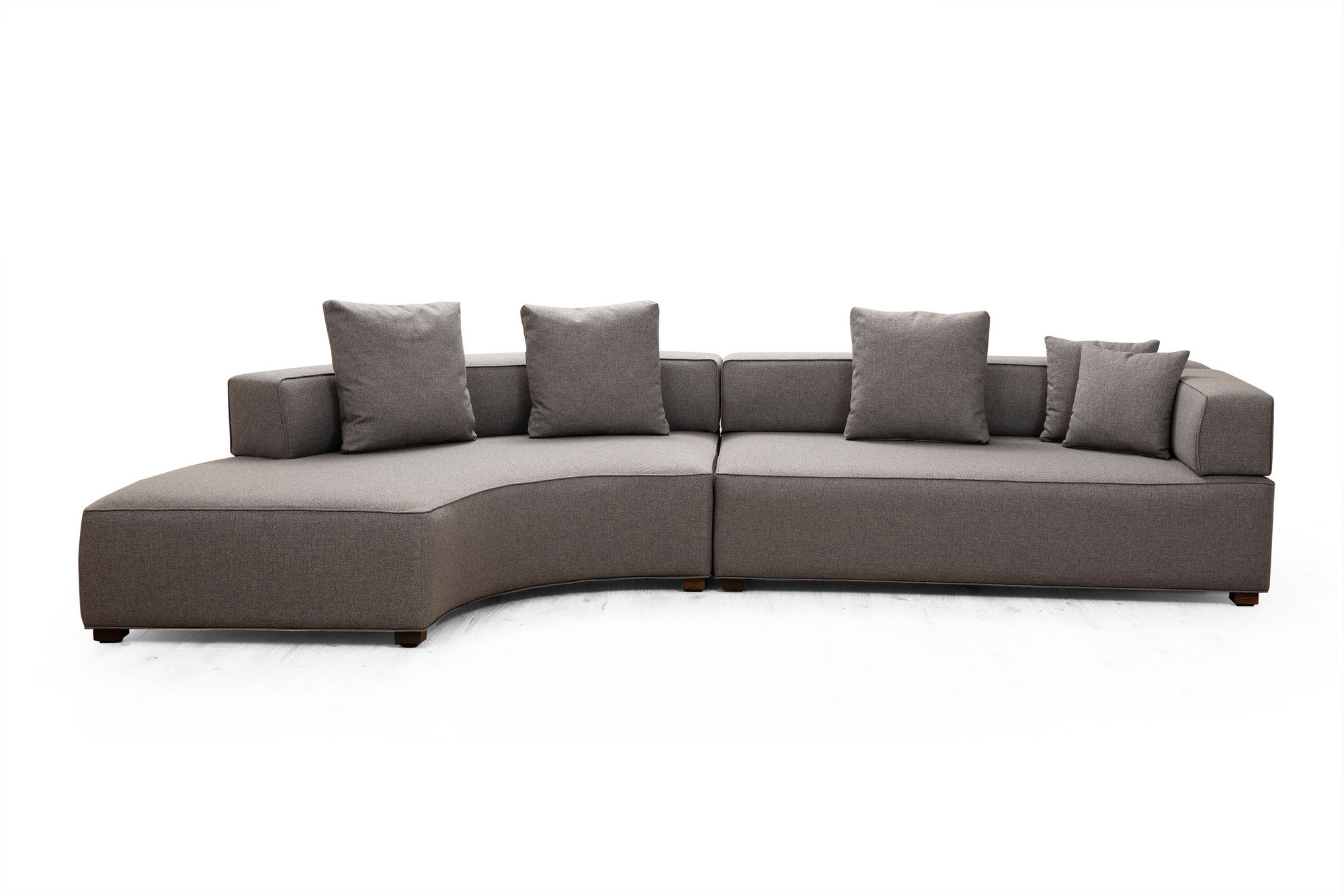 Avokulmasohva Valento Furniture Gondol 1, vasen, harmaa
