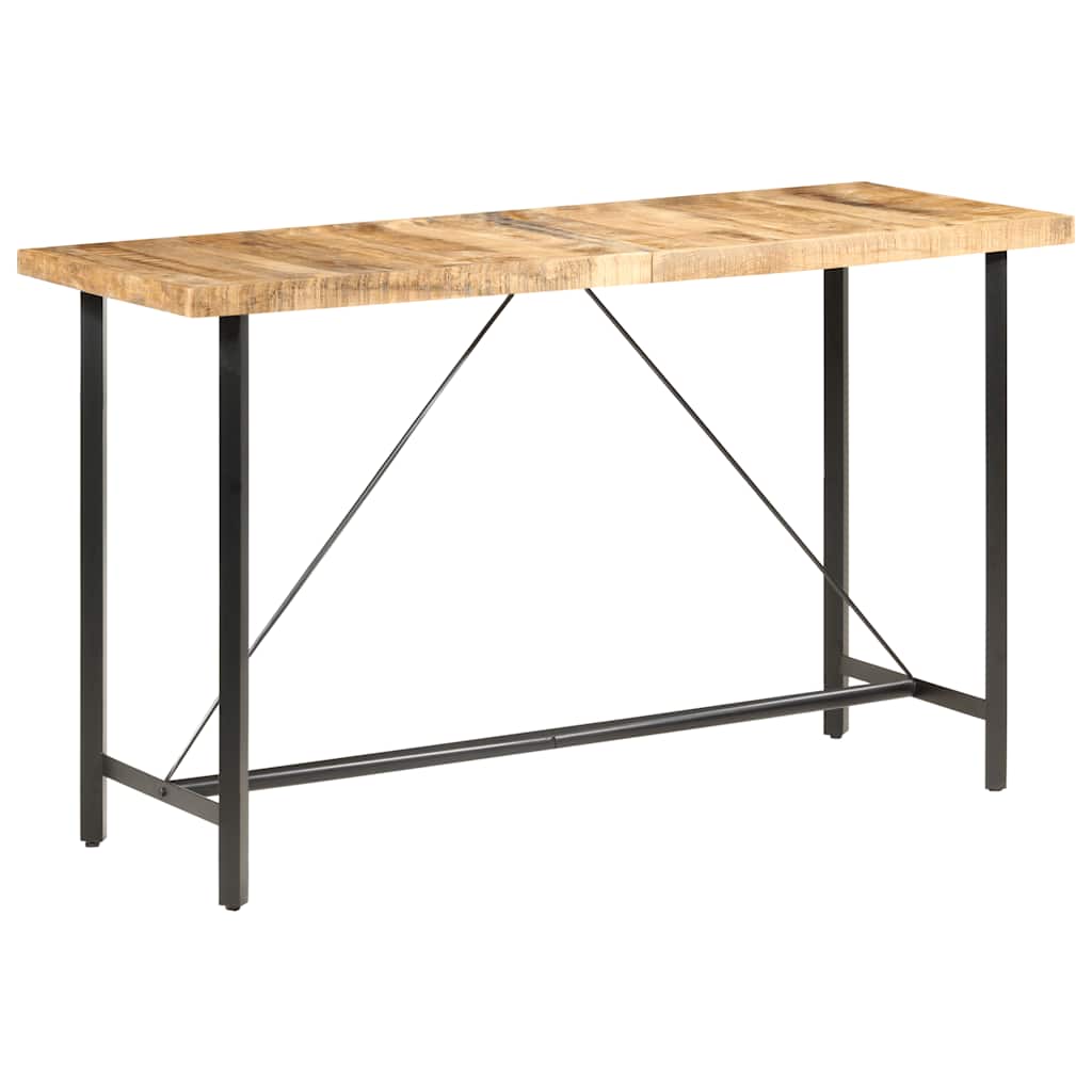 Baaripöytä 180x70x107 cm karkea mangopuu