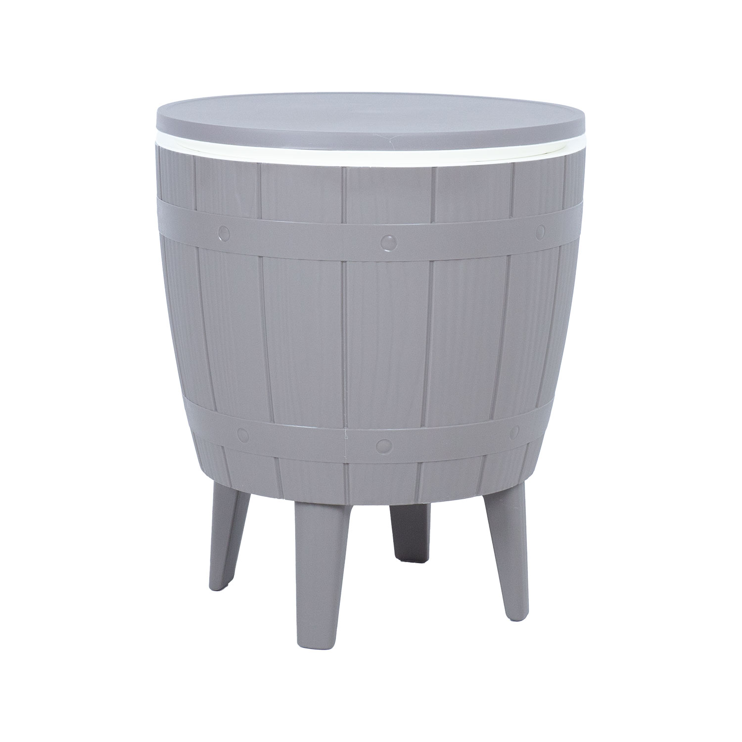 Baarisetti Home4You Nova 3 In 1, 48x48x57,5/82cm, Harmaa Muovi