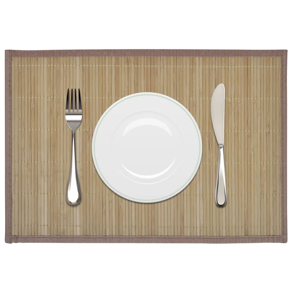 Bambu tabletti 6 kpl 30 x 45 cm ruskea