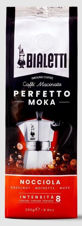 Jauhettu kahvi Bialetti PERFETTO MOKA HAZELNUT 250g 096080515