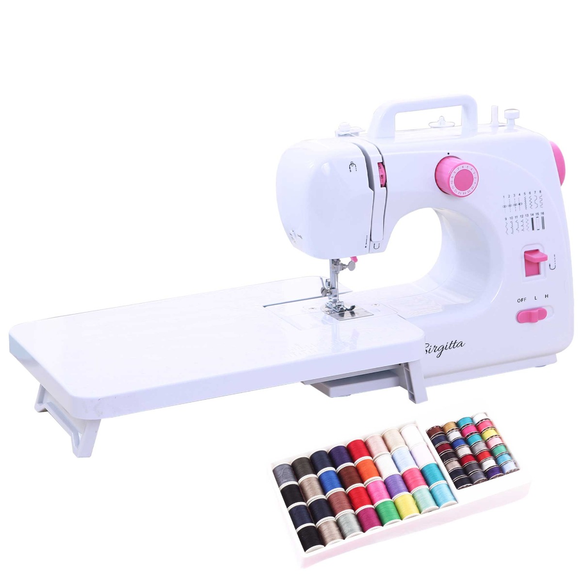 Ompelukone Birgitta Comfort 3-in-1-setti