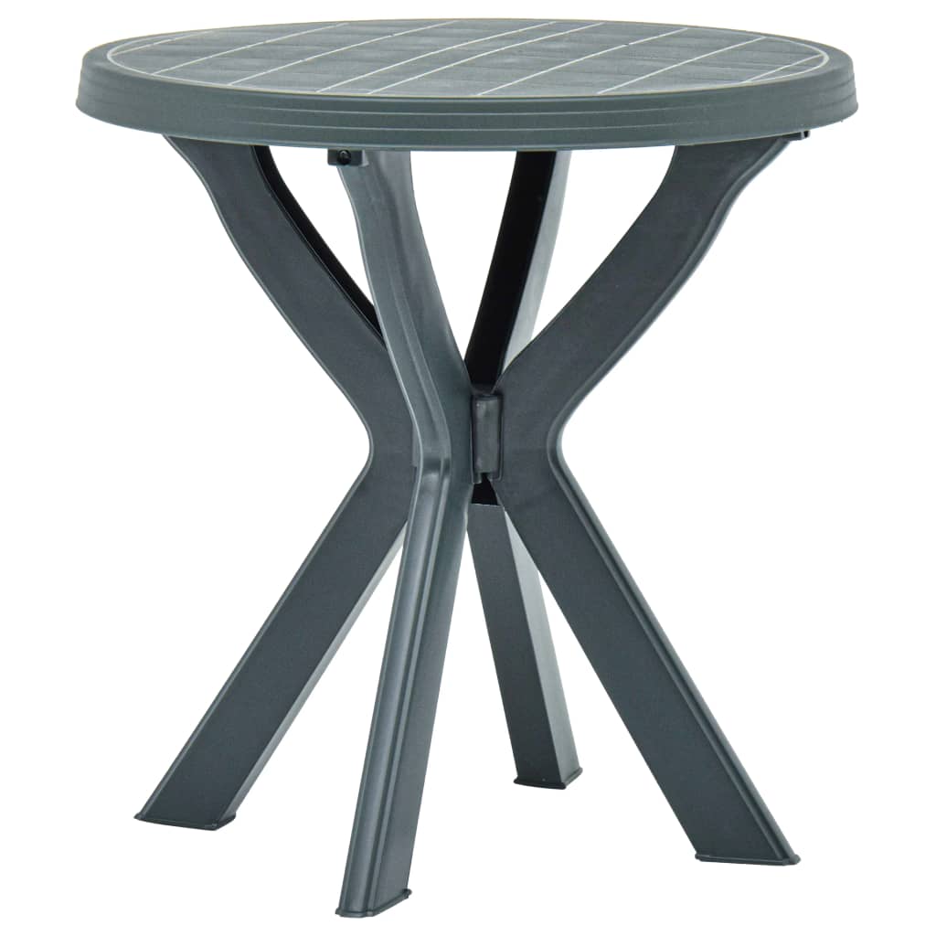 Bistropöytä vihreä 70 cm muovi