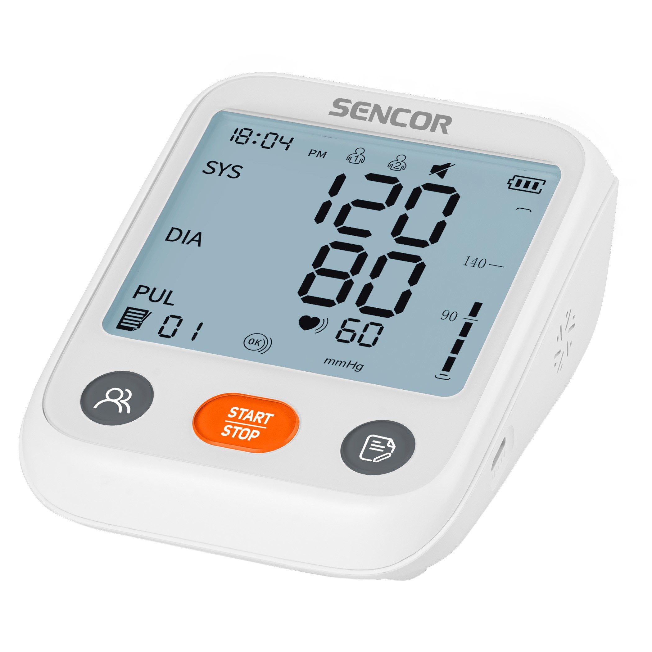 Verenpainemittari Sencor SBP1150WH