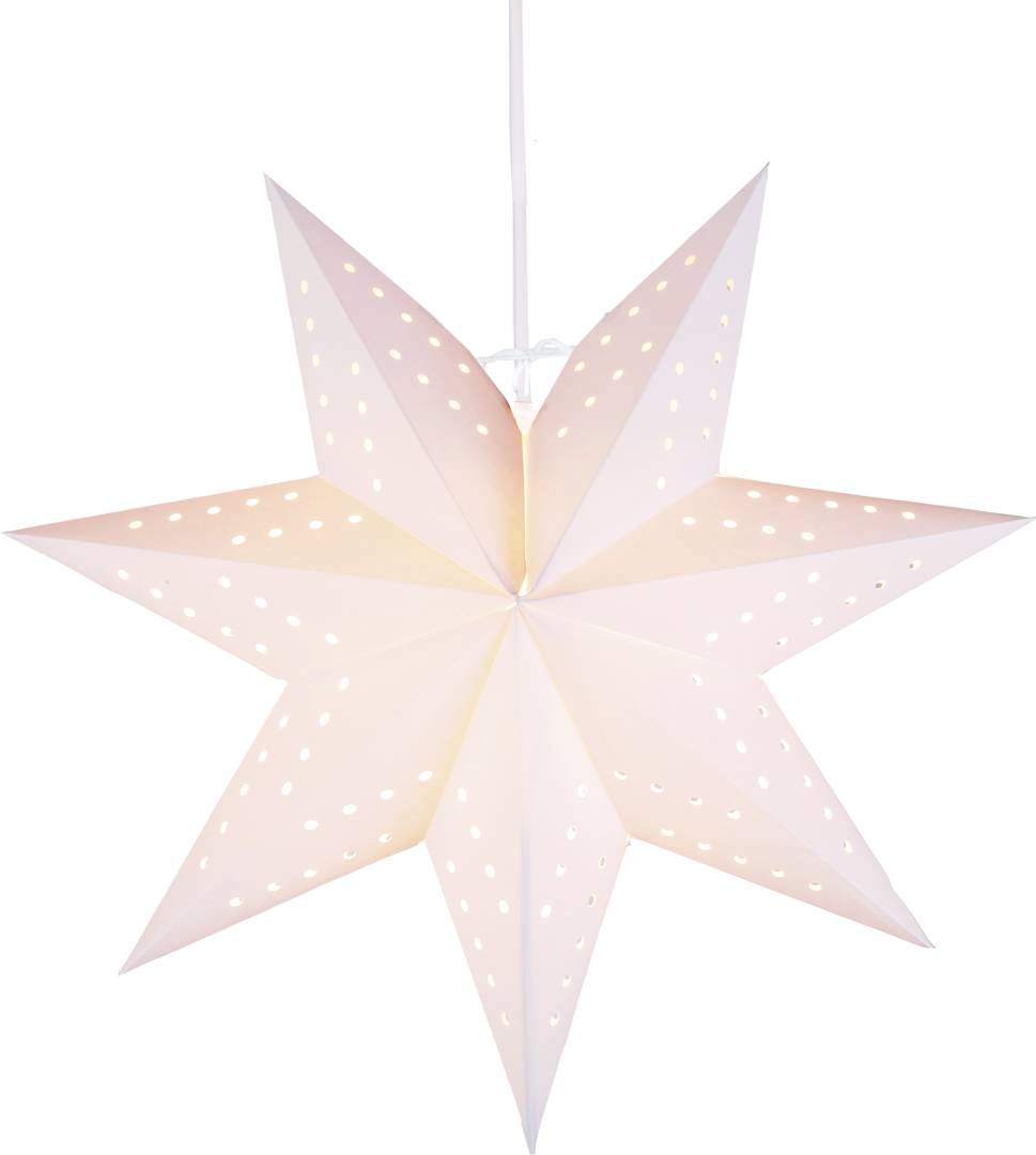 Paperitähti Star Trading Bobo, 34 cm, valkoinen