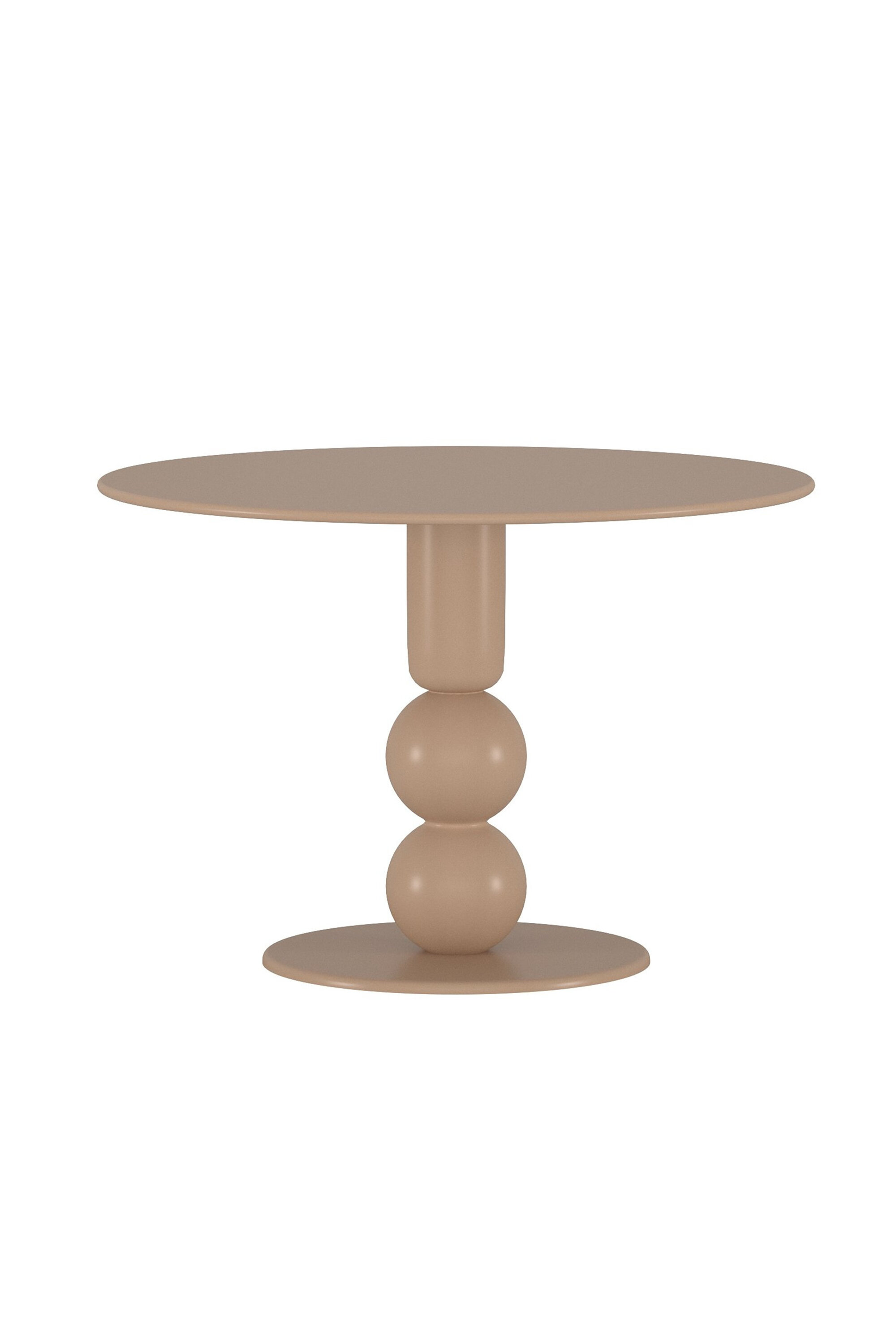Ruokapöytä Venture Home Boule, Ø110 cm, pyöreä, beige