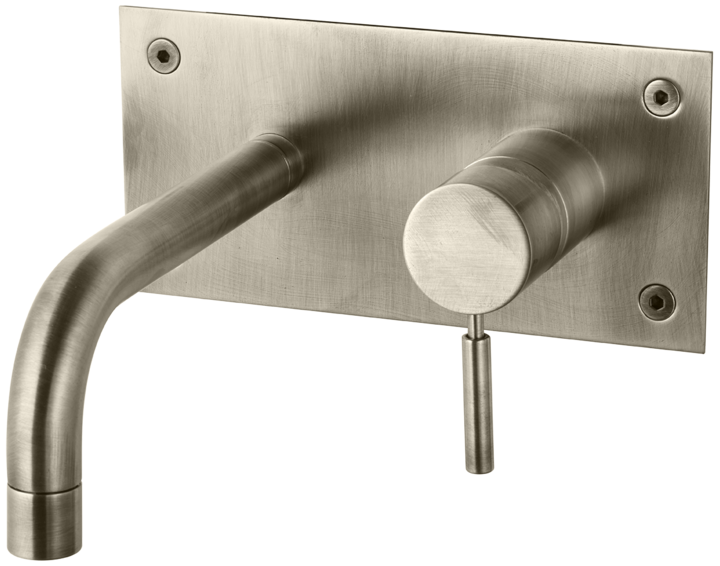 Ammehana piiloasennuksella Tapwell BOX006 Brushed Nickel, 175 mm juoksuputkella, harjattu nikkeli