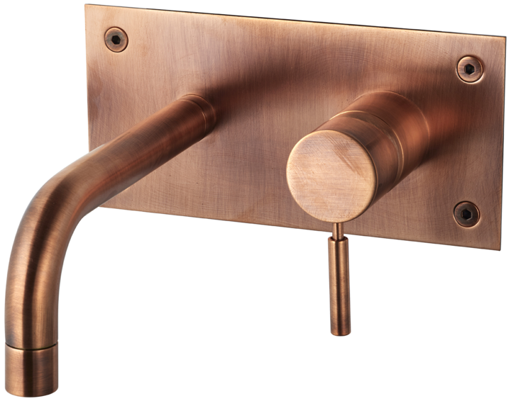 Ammehana piiloasennuksella Tapwell BOX006 Copper, 175 mm juoksuputkella, kupari