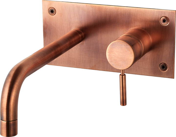 Ammehana piiloasennuksella Tapwell BOX008 Copper, 234 mm juoksuputkella, kupari