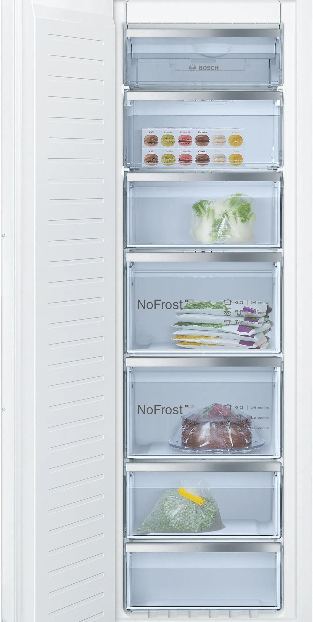 Integroitava pakastin Bosch GIN81VEE0, NoFrost