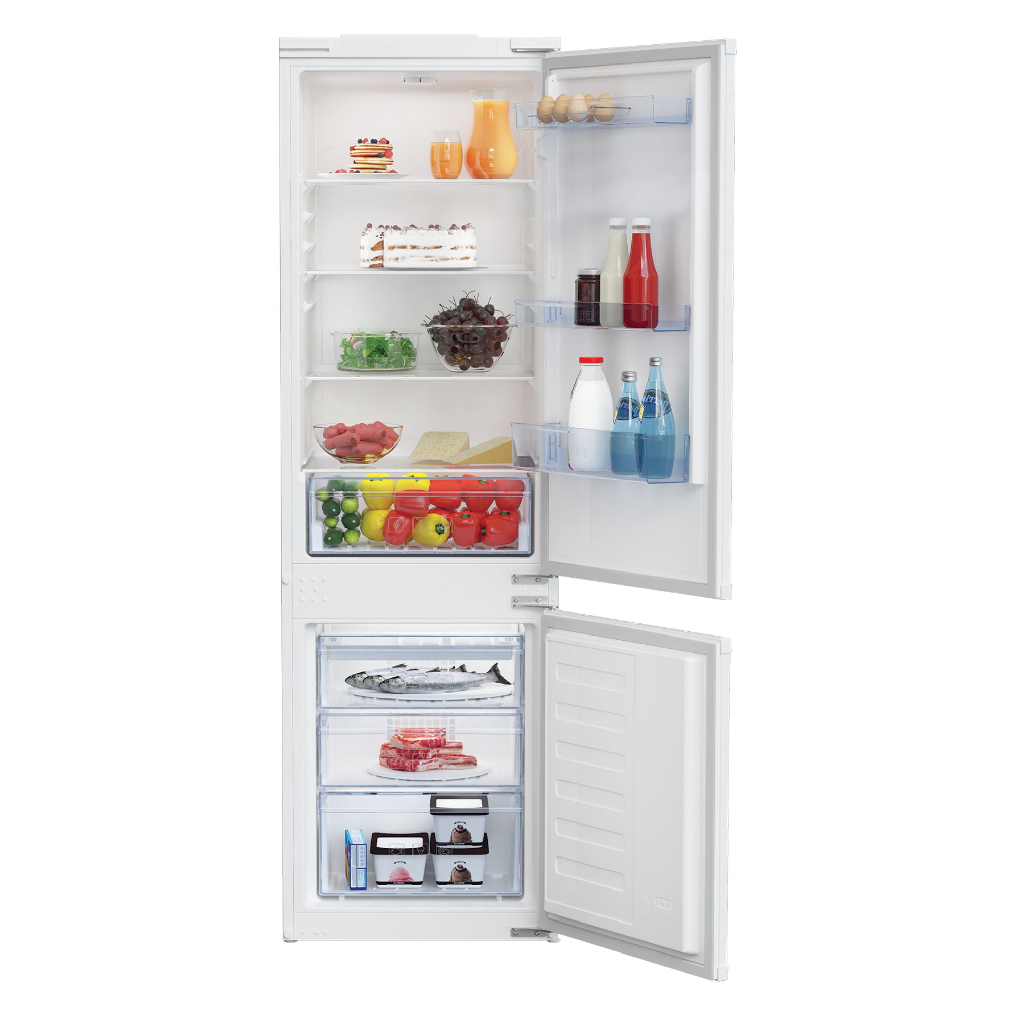 Integroitava jääkaappi Beko BCSA285K4SN