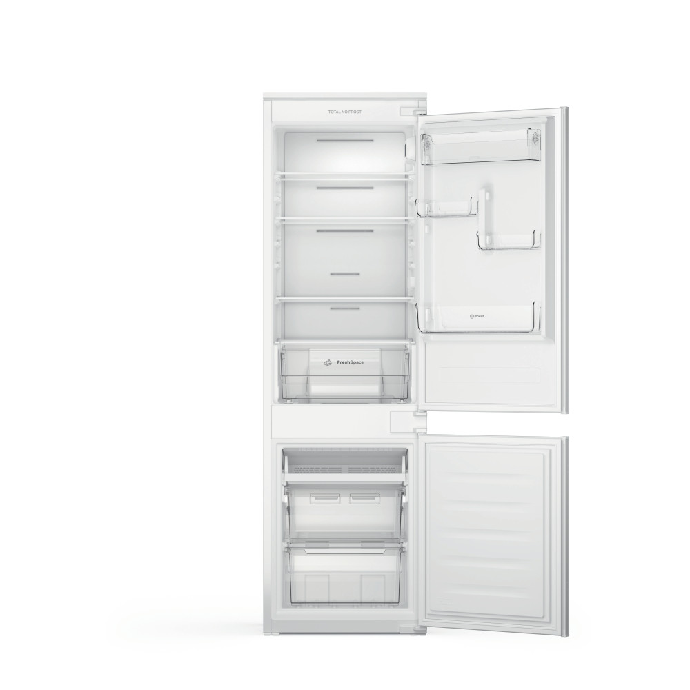 Integroitava jääkaappipakastin Indesit INC18T112, NoFrost