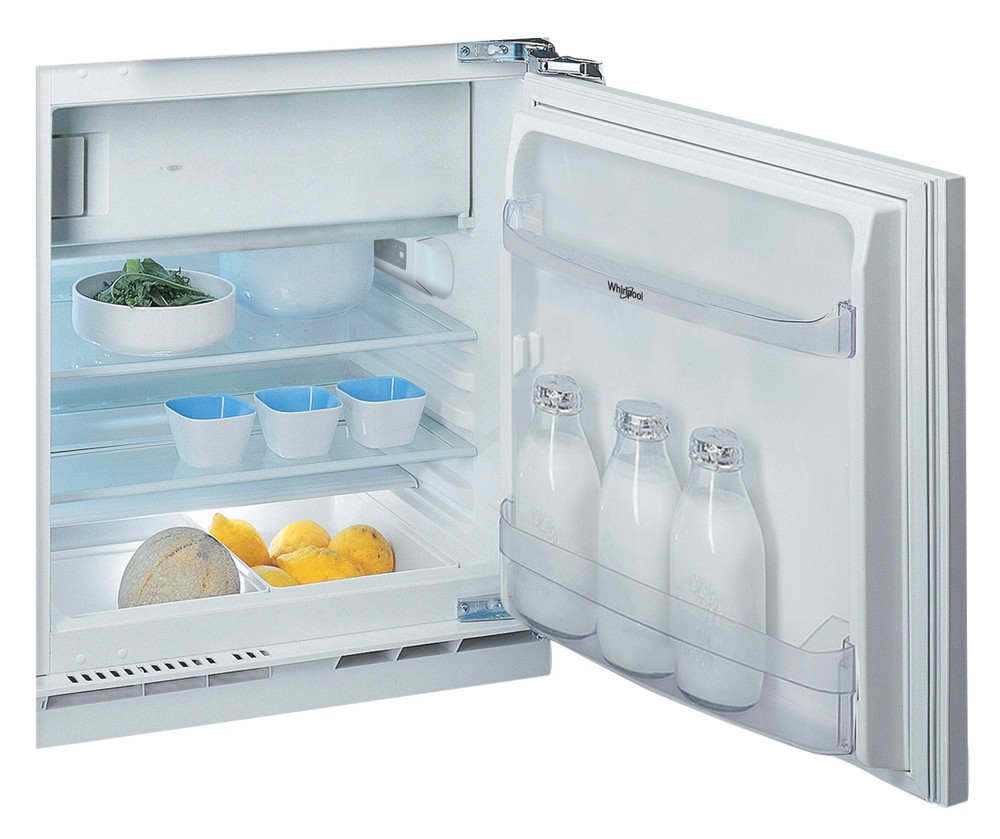Integroitava jääkaappi pakastelokerolla Whirlpool WBUF011