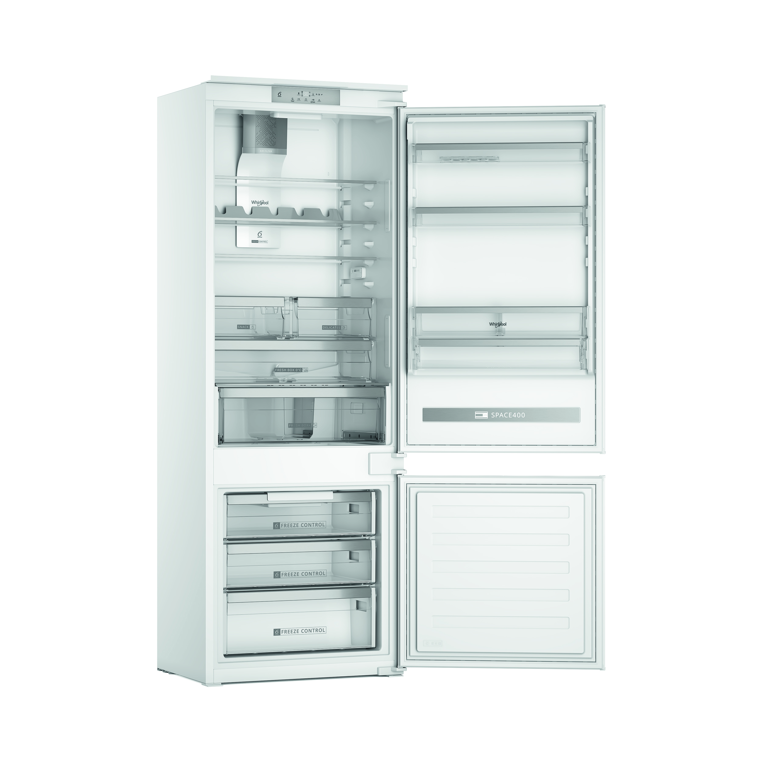 Integroitava jääkaappipakastin Whirlpool SP40812EU2, 70cm