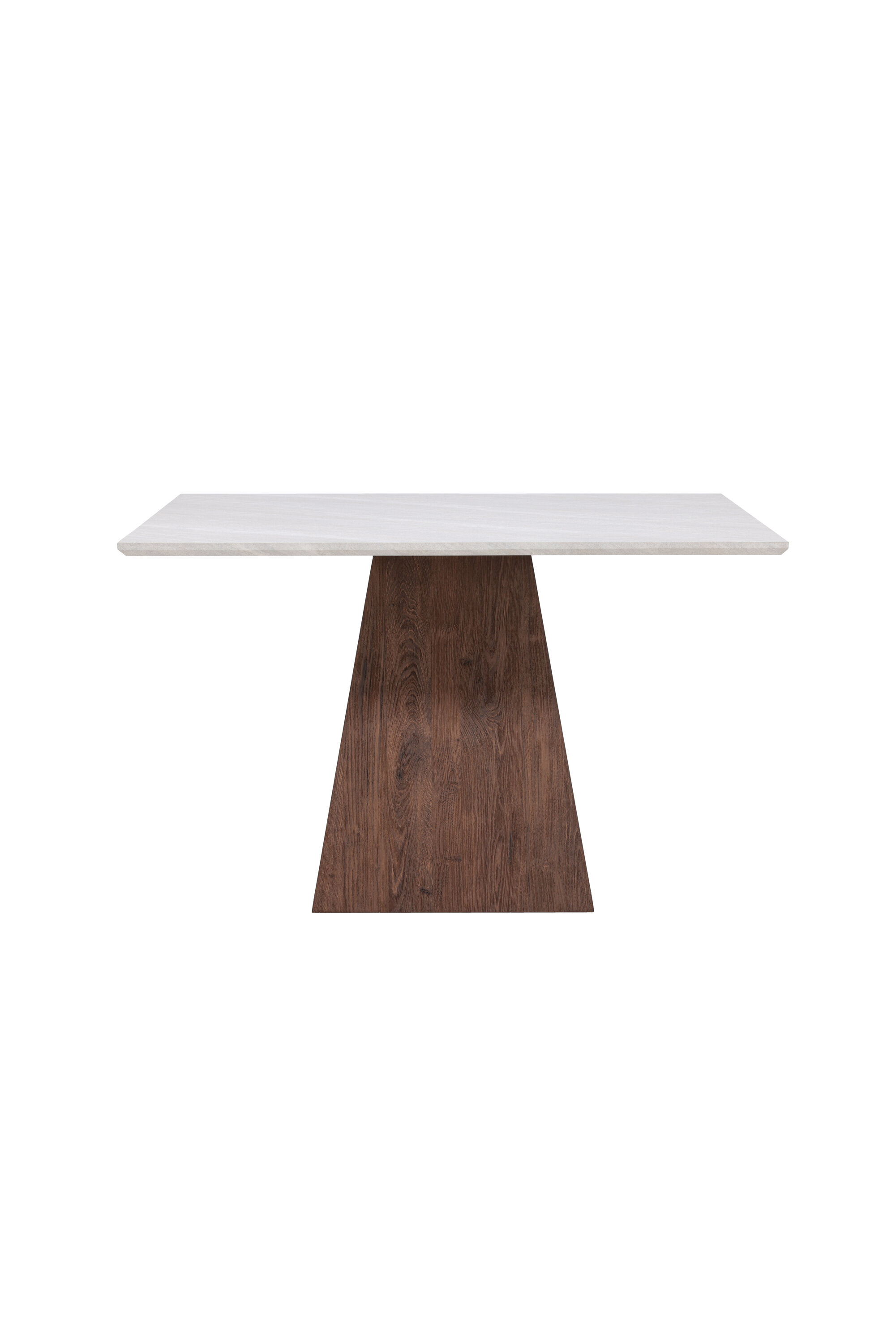 Ruokapöytä Venture Home Cael, 120x120x75 cm, vaaleanharmaa/mokka