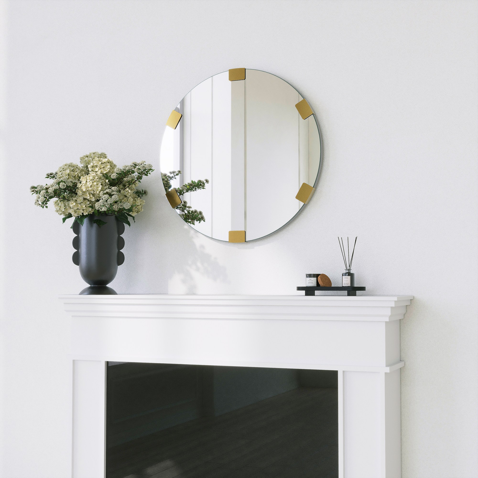 Peili Valento Furniture Chakra, 60cm halkaisija, kulta