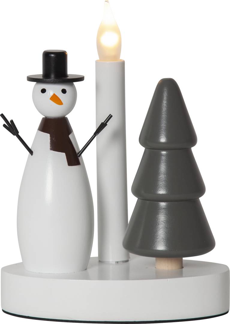 Kynttelikkö Star Trading Christmas Joy Snowman