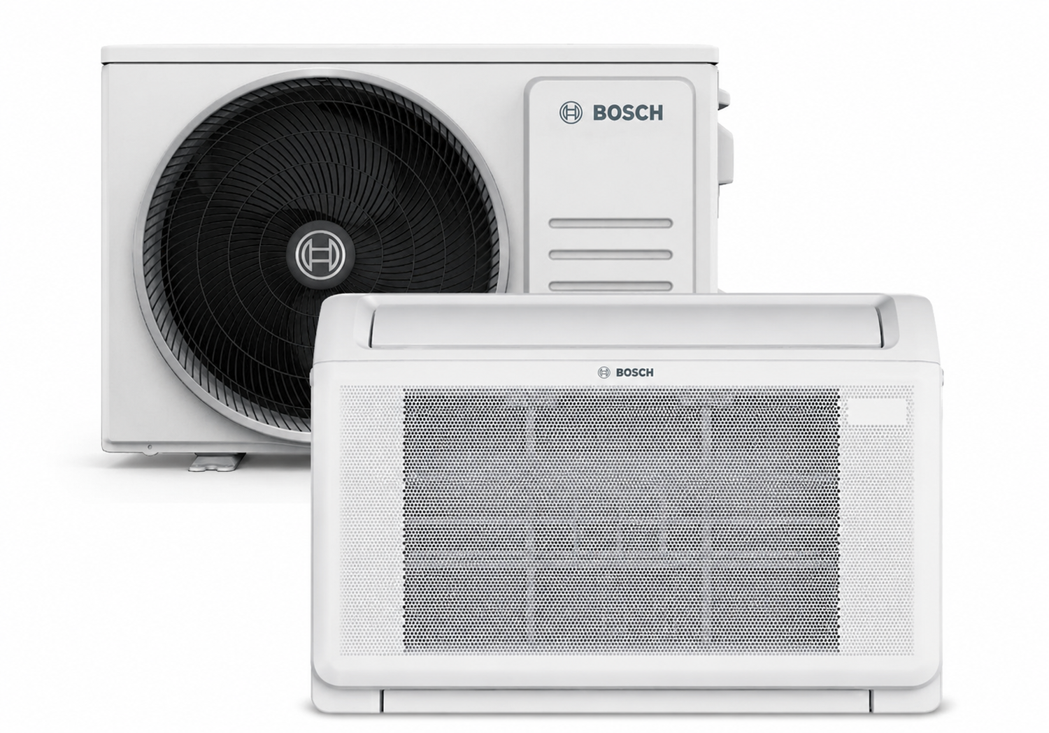 Ilmalämpöpumppu Bosch Climate 5100i-set CN 35 HE, konsolimalli lattianrajaan, valkoinen