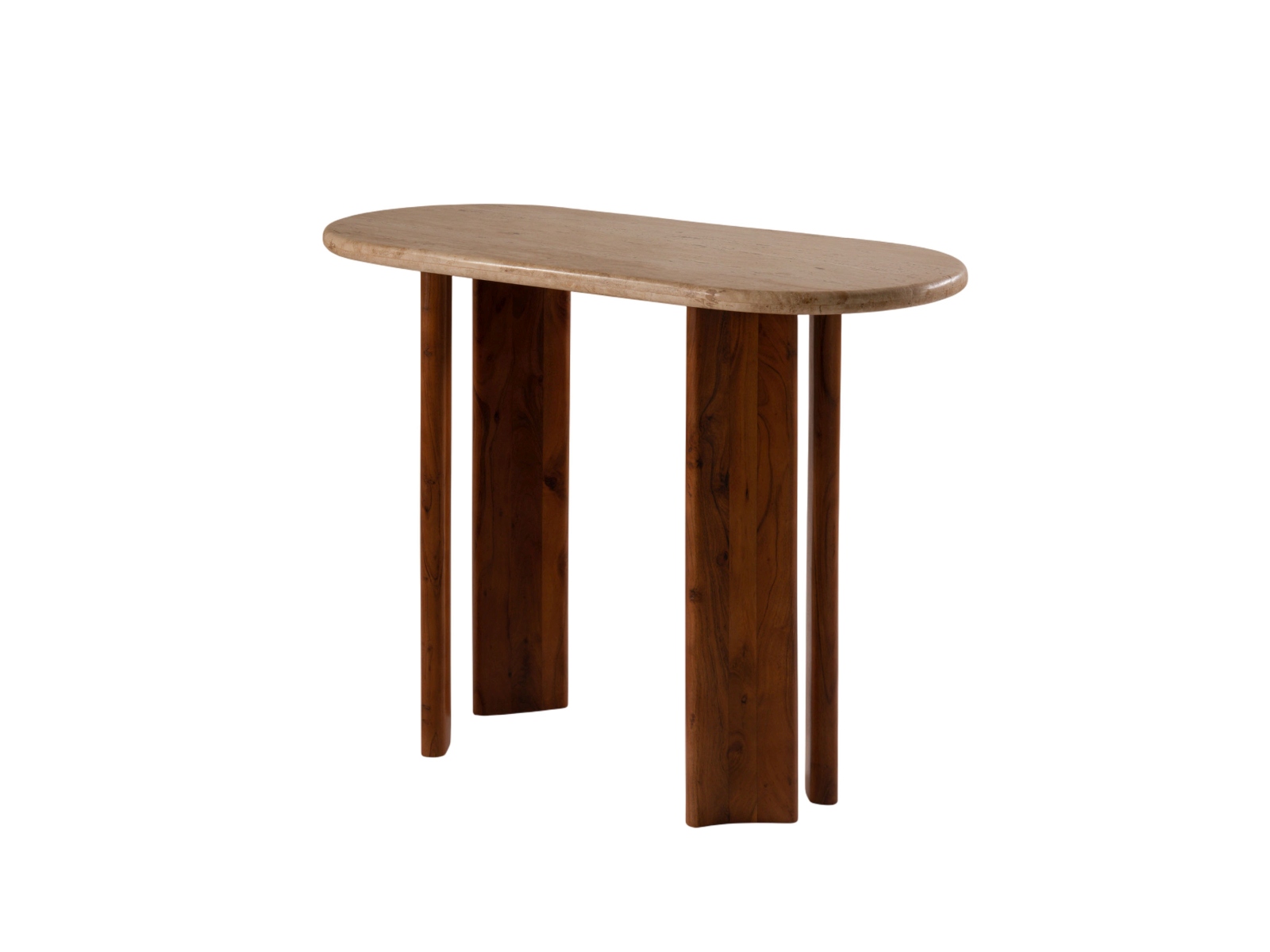 Konsolipöytä Micadoni Cleo, 100x45x76, vaaleanruskea