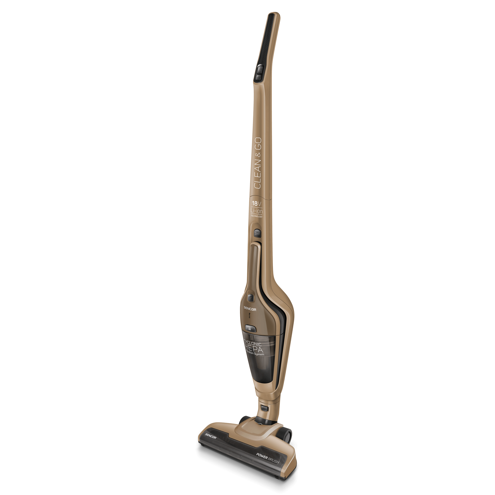 Varsi-imuri Sencor SVC8618GD, rikkaimurilla