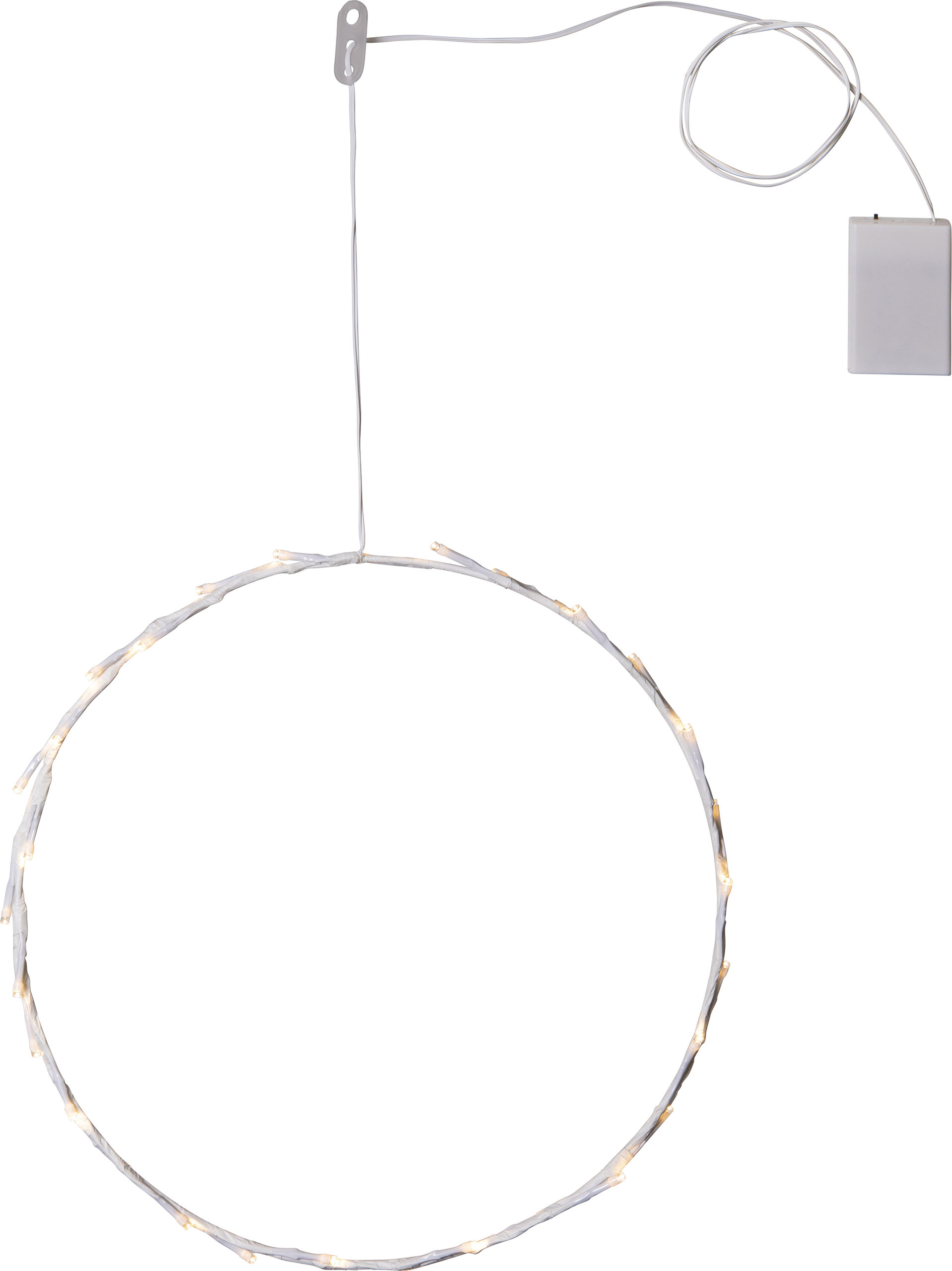 Kranssi Star Trading Crispy, 35 cm, valkoinen
