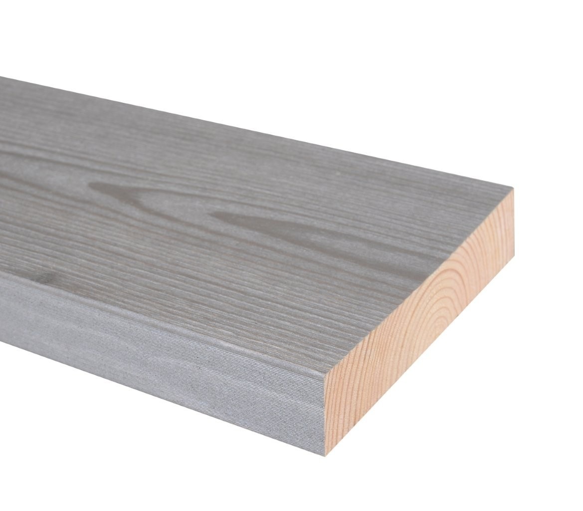 Terassilauta JR-Wood Duramen Deck, 28x130, mänty, harjattu, harmaa kelo