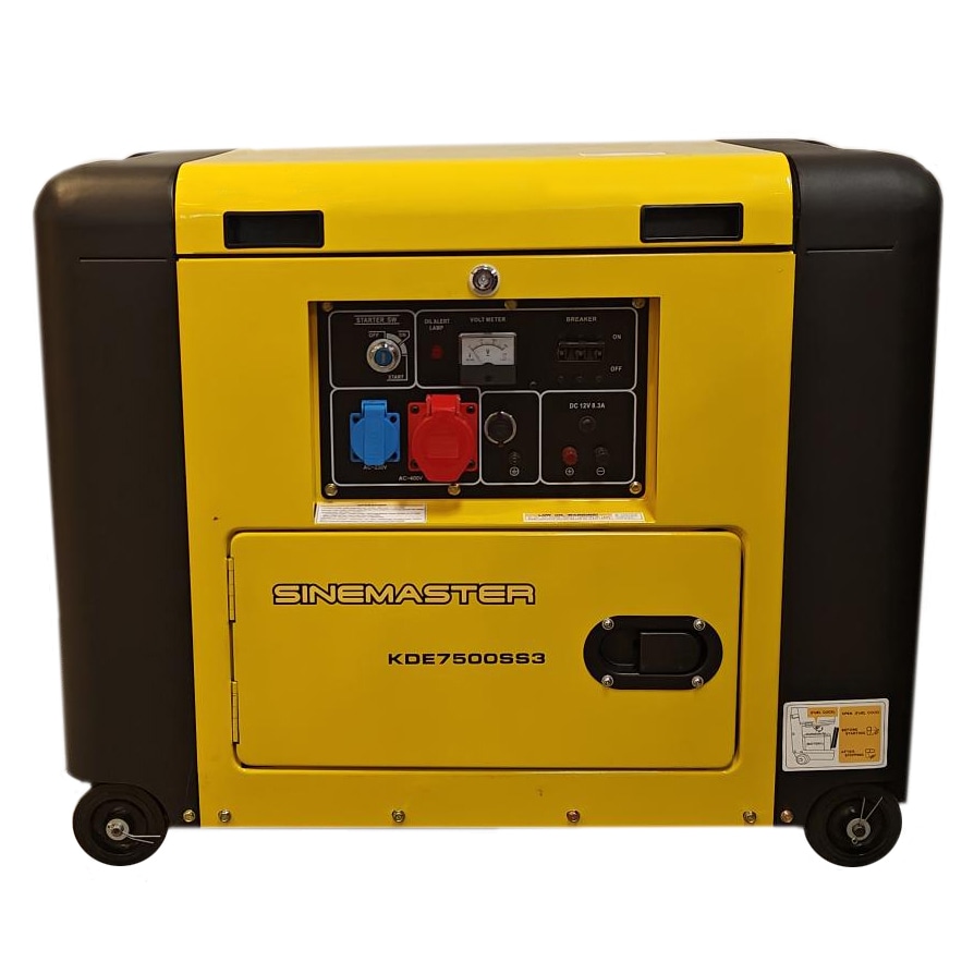 Dieselaggregaatti Sinemaster KDE7500SS3, 400V