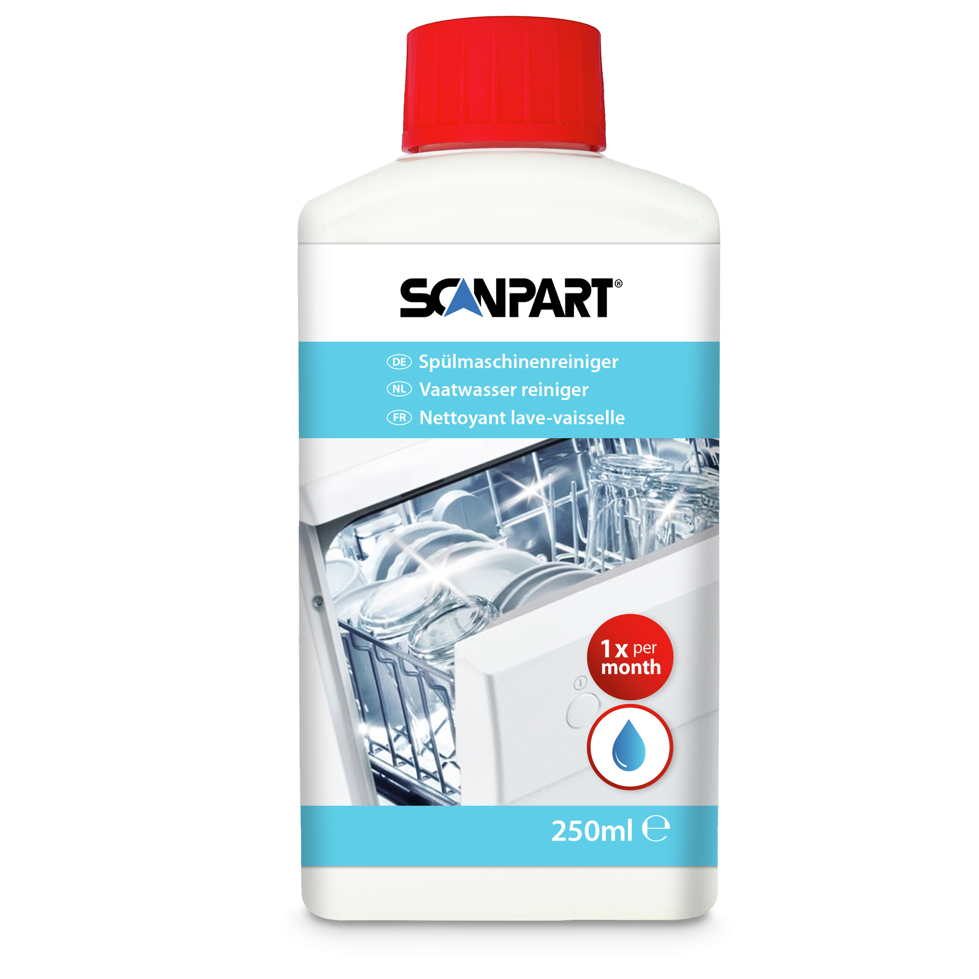 Astianpesukoneen puhdistusaine 50 ml Scanpart 1110000012