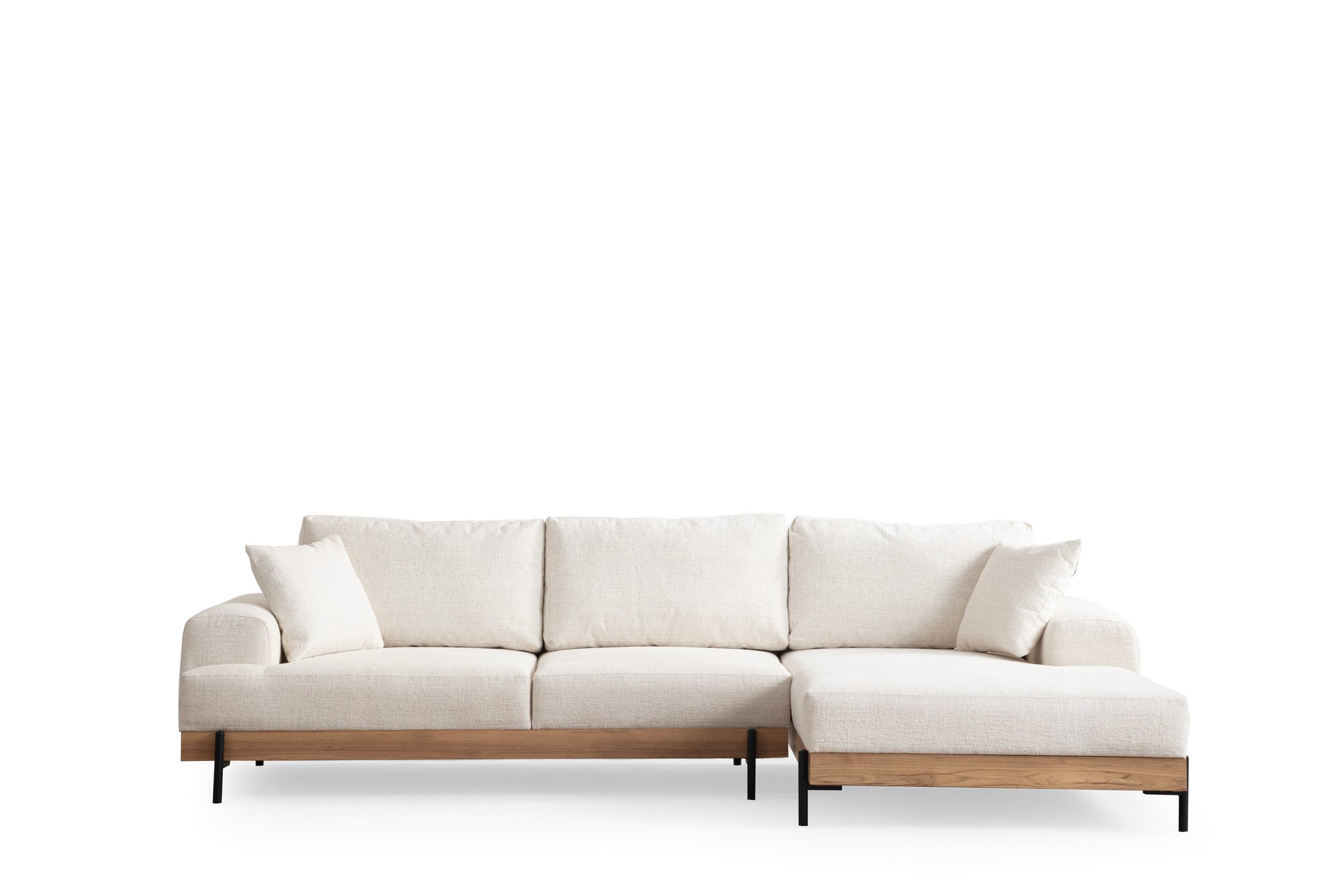 Divaanisohva Valento Furniture Eti Oak, 3-istuttava, oikea