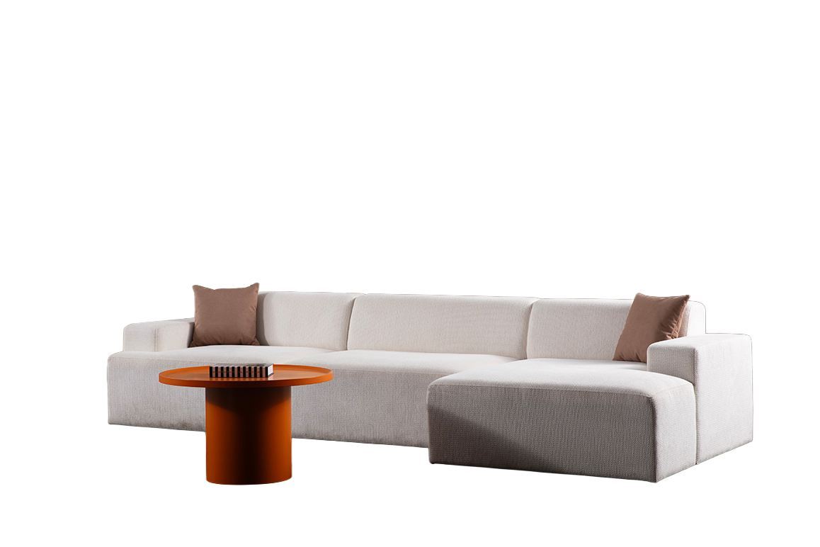 Divaanisohva Valento Furniture Melva, 3-istuttava, valkoinen