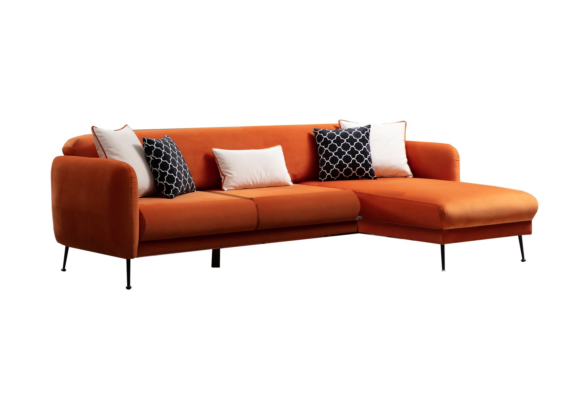 Divaanisohva Valento Furniture Sevilla, oikea, oranssi