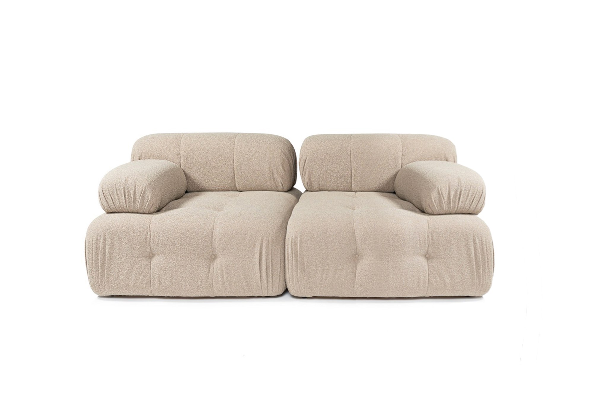 Sohva Valento Furniture Doblo, 2-istuttava, 200x100cm, Peach