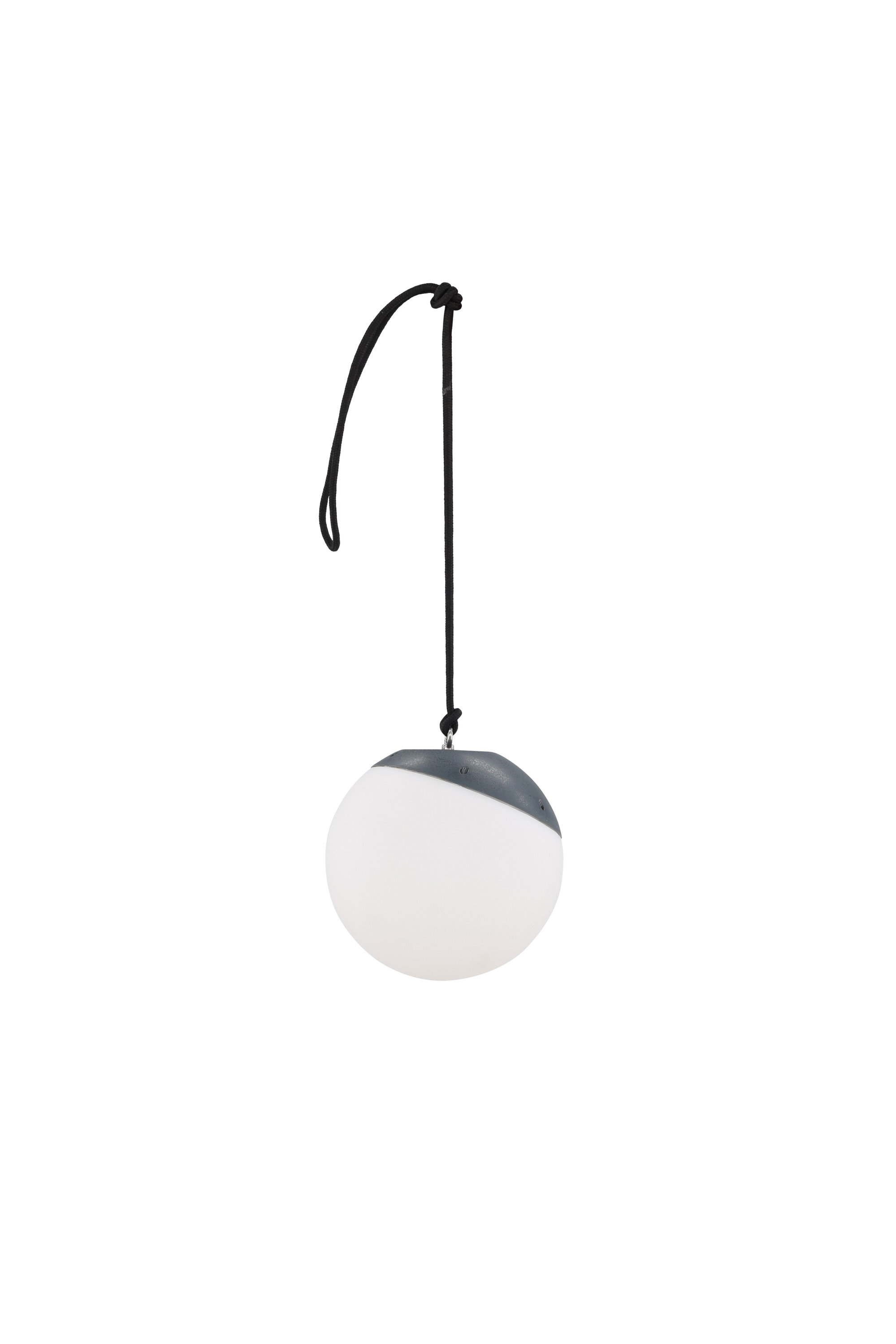 LED-riippuvalaisin Venture Home Doris, Ø20x19 cm, musta/valkoinen