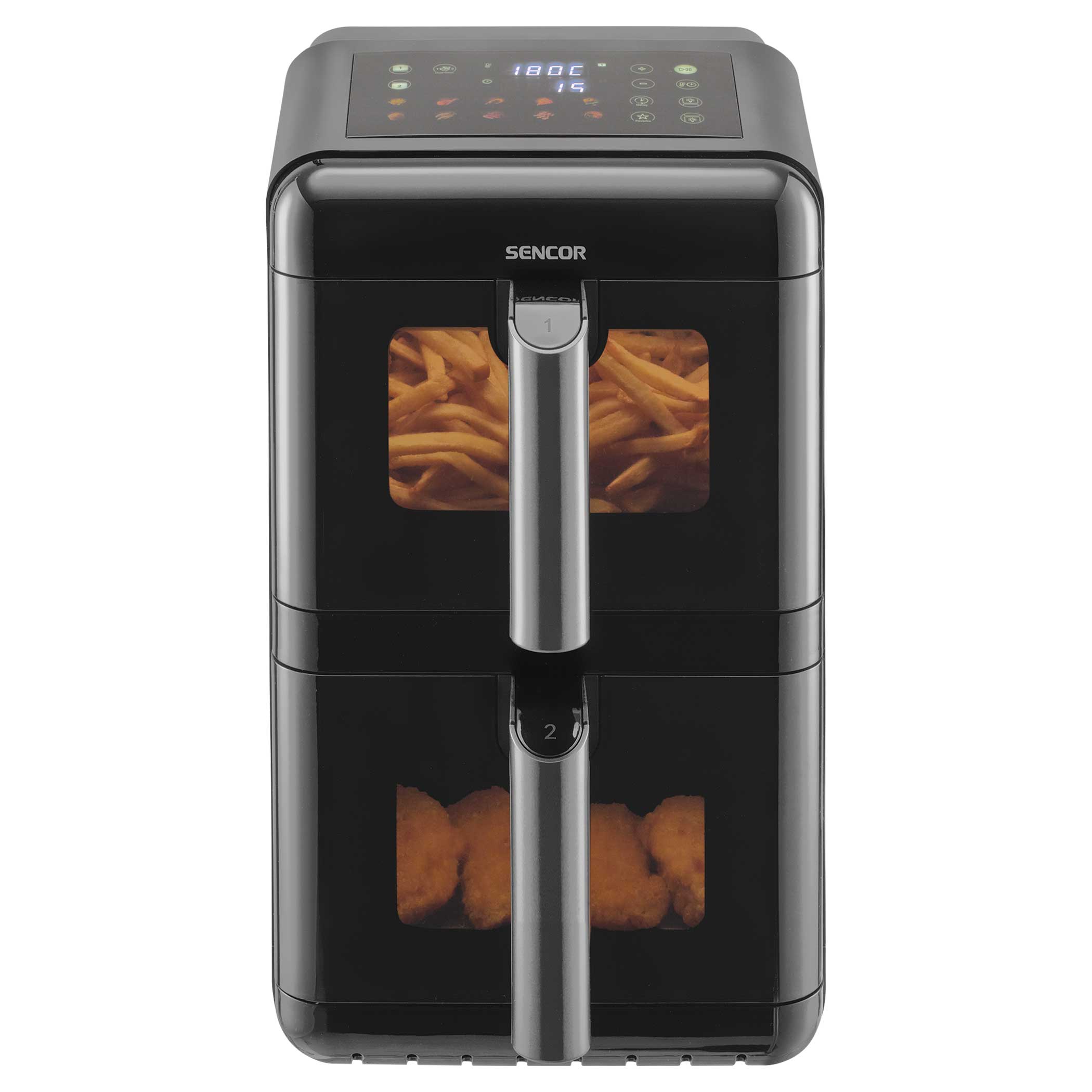 Airfryer Sencor SFR1250BK, 2 x 5,8L