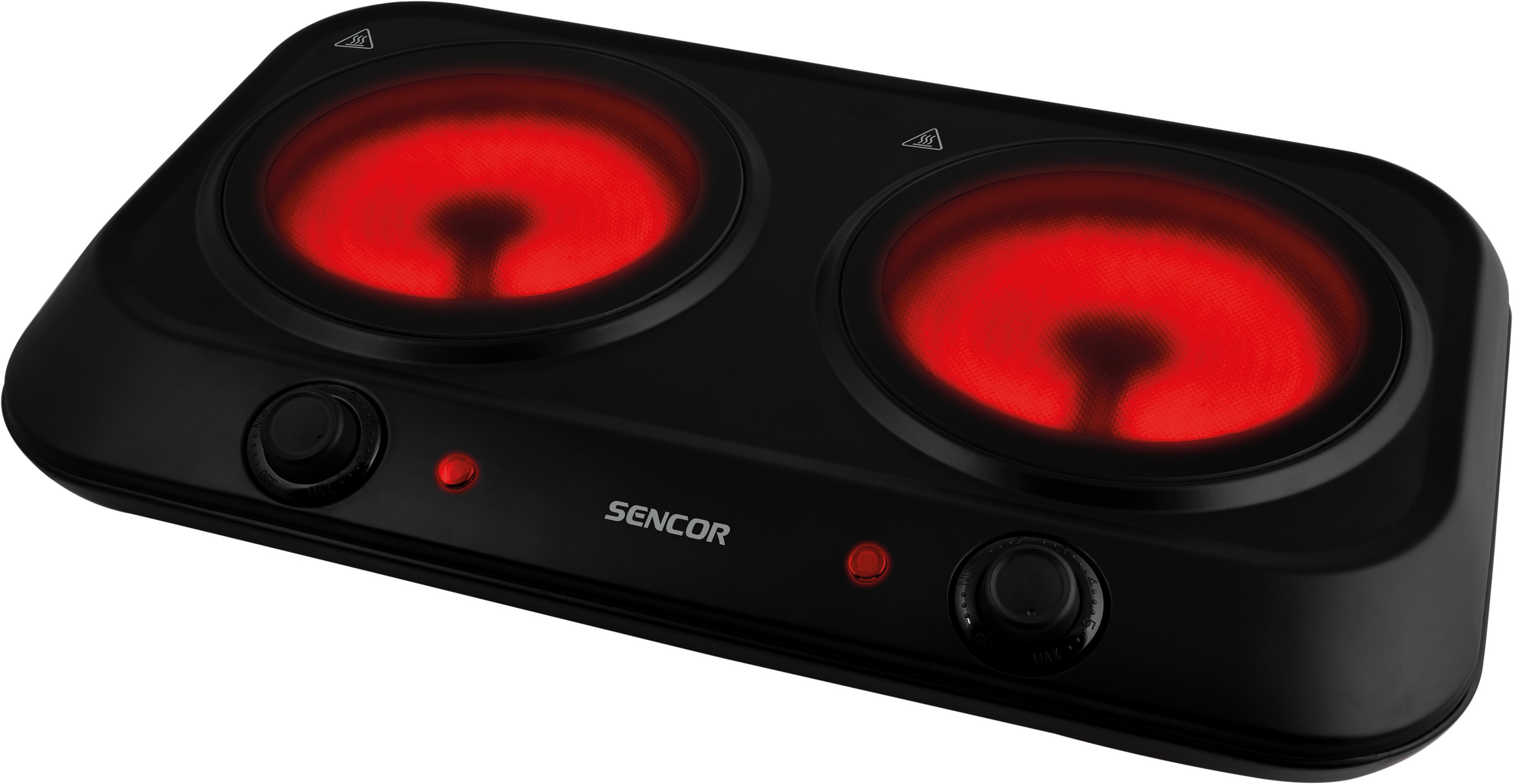 Keraaminen keittolevy Sencor SCP2263BK, 2-alueinen