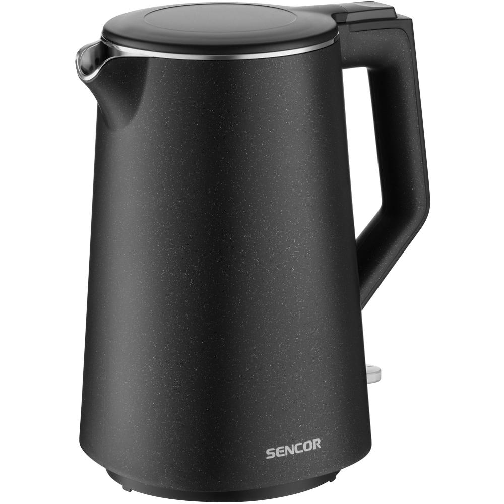Vedenkeitin Sencor SWK0551BK, 1.7L, kaksiseinäinen, musta