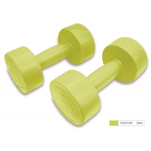 Käsipainot Eco Body, vinyyli, valkoinen