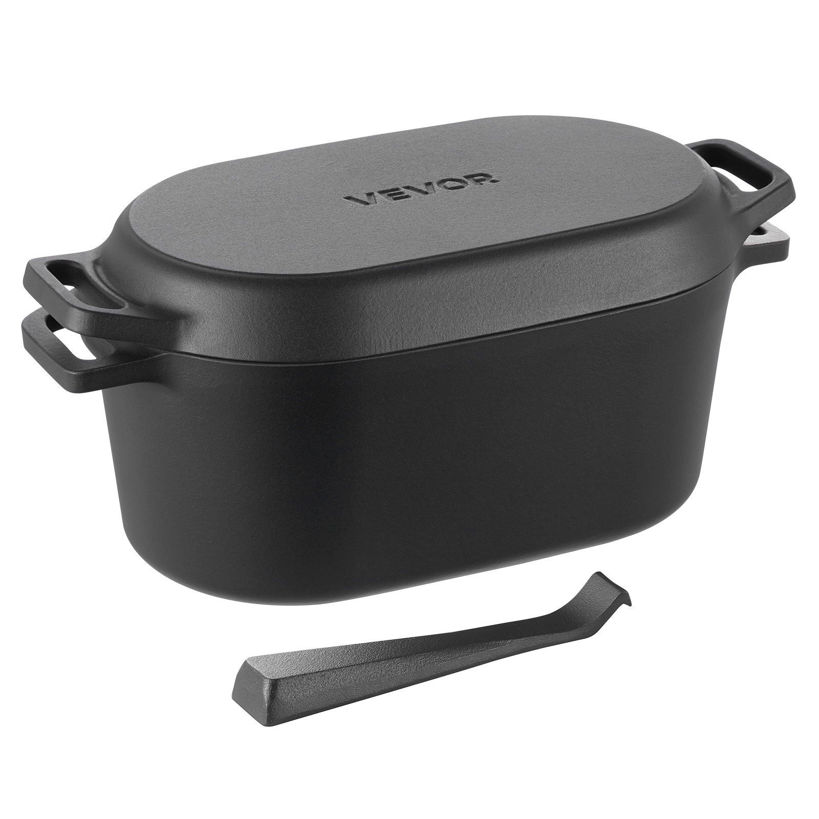 Emaloitu valurautapata North Craft HE726, 3.3L, Musta