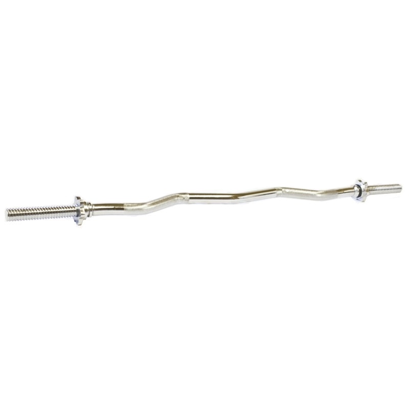Hauistanko Fit&#039;n Shape Kierrelukoilla 30mm, hopea