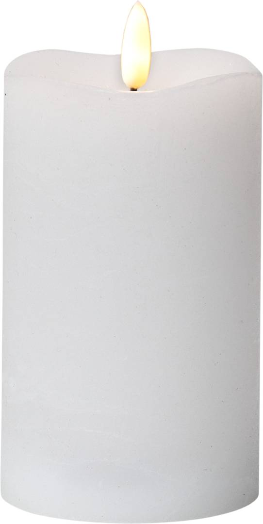 LED-kynttilä Star Trading Flamme, 14 cm, valkoinen