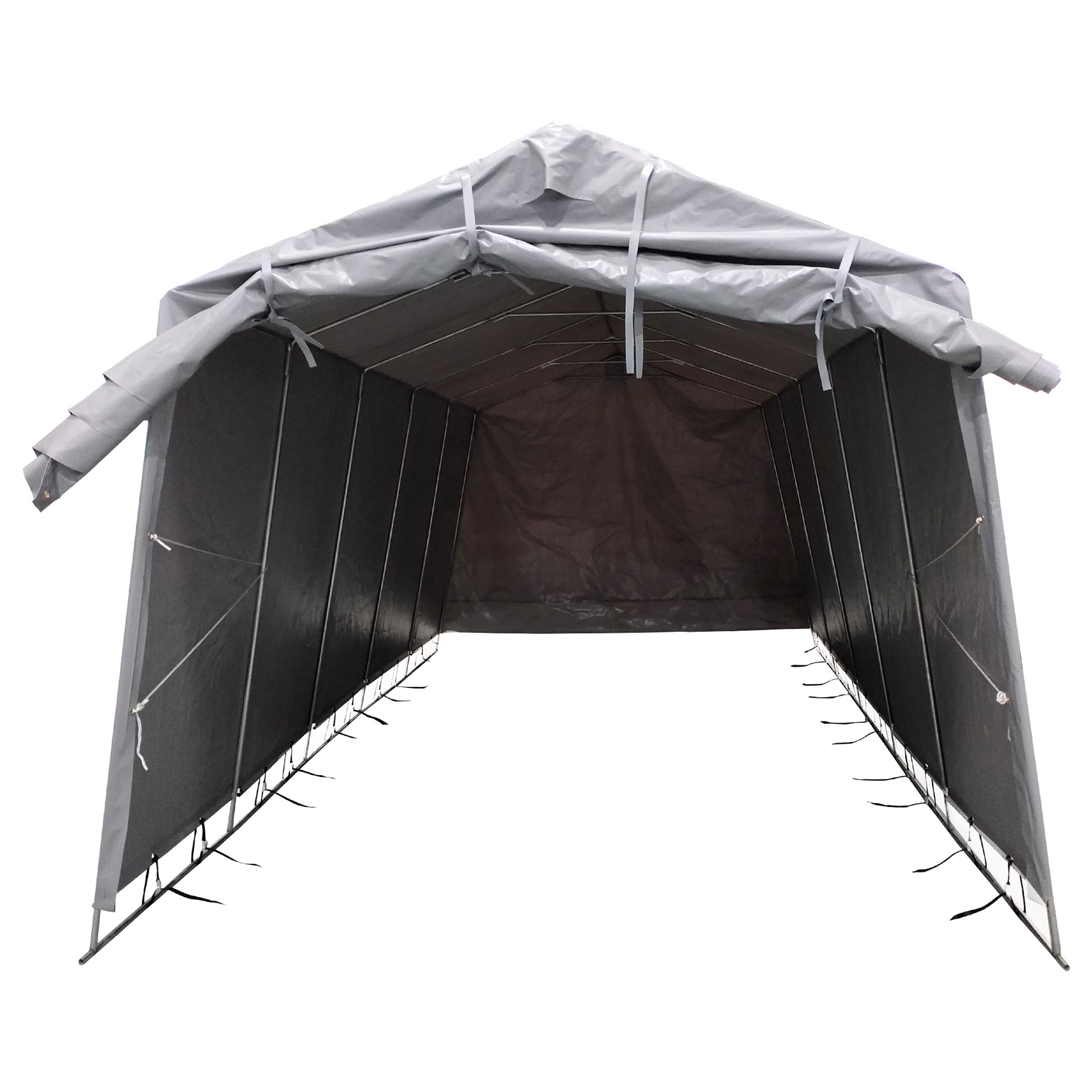 Pressutalli Fornorth 2x3m, 6m², 350g/m², vaaleanharmaa