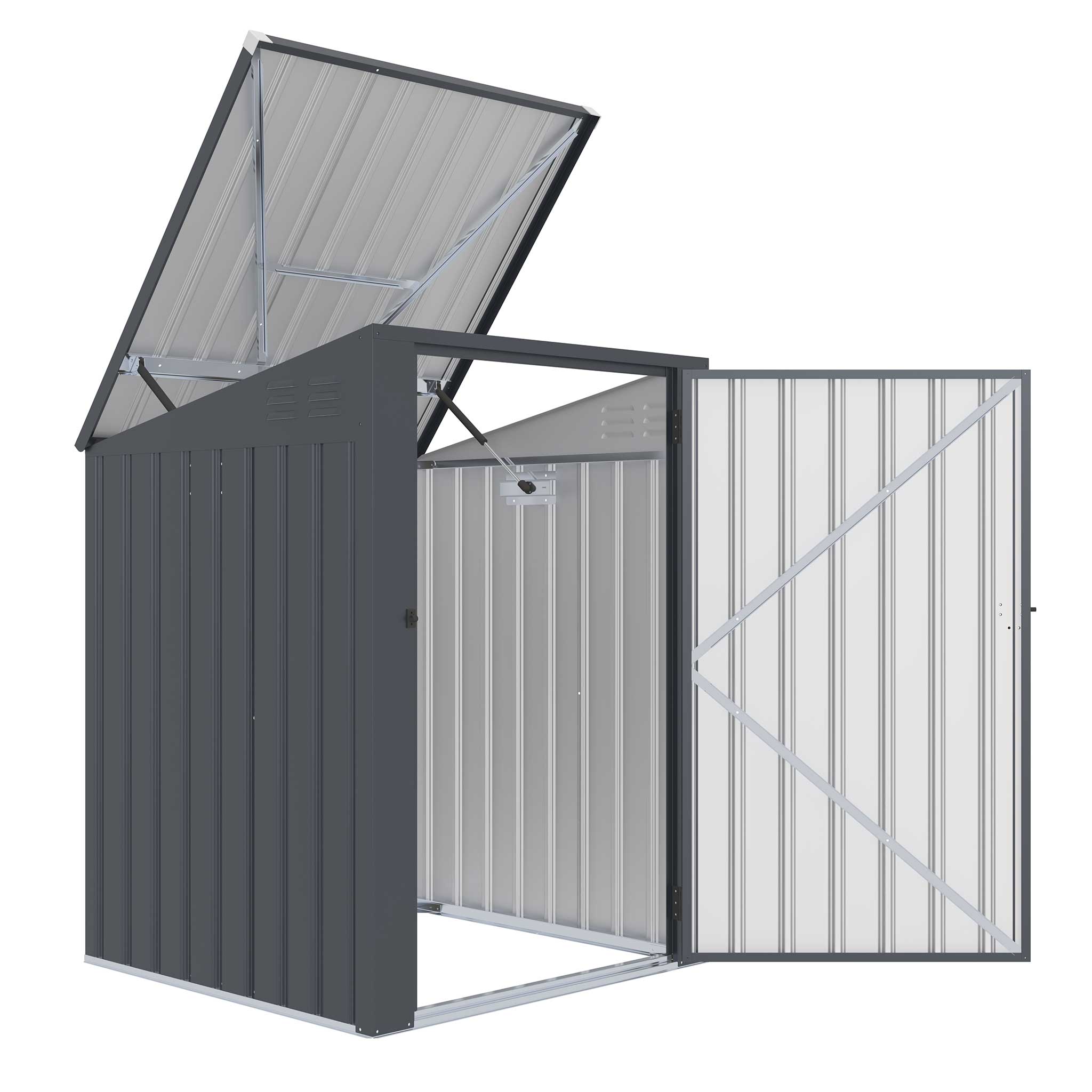 Roskakatos Fornorth, tummanharmaa