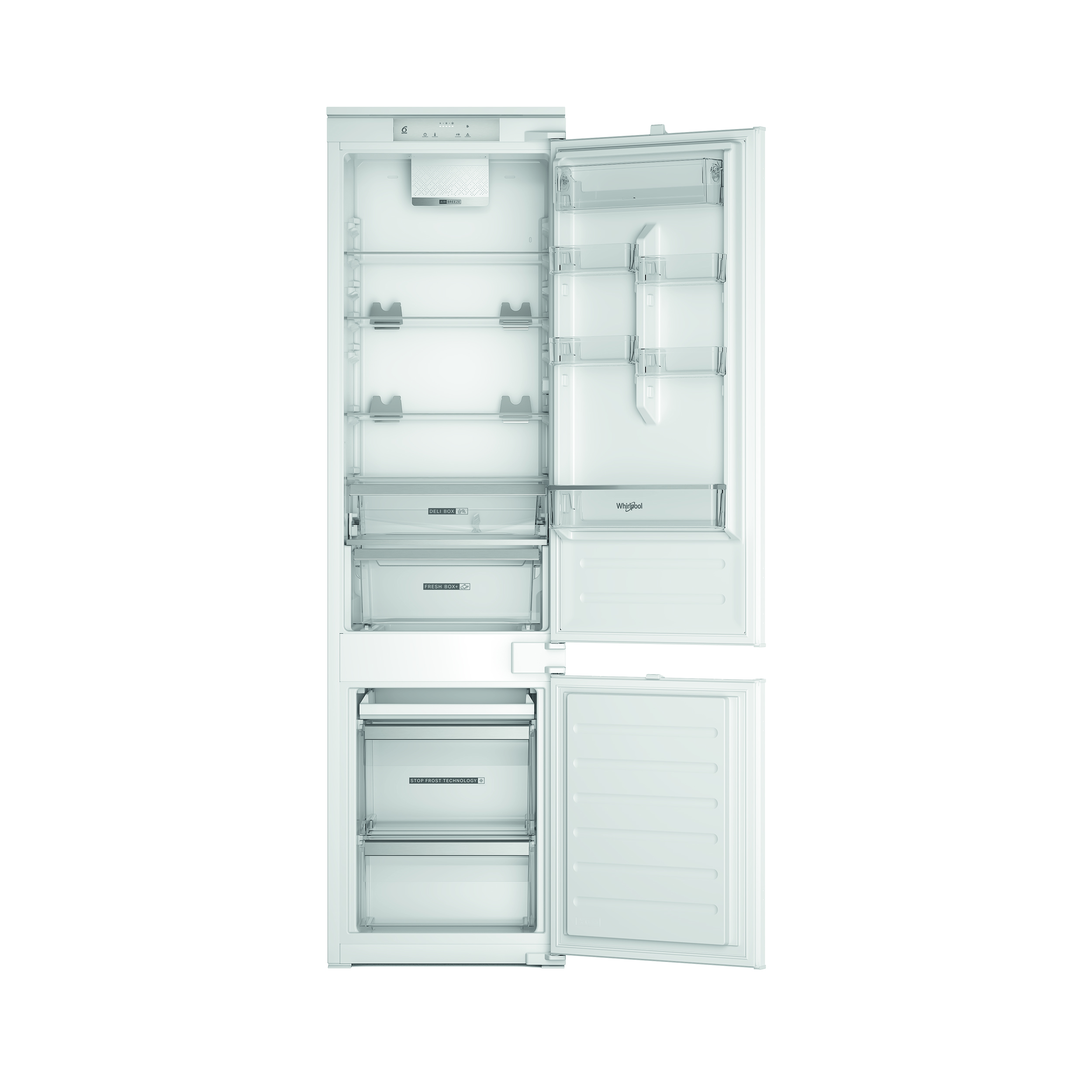 Integroitava jääkaappipakastin Whirlpool WHC20D023D1SF, 54cm